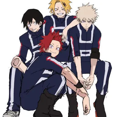 Profile image of Bakugo and sero Kirishima