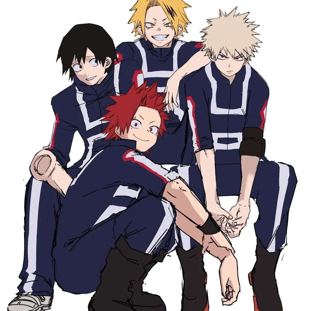TidyGar3746의 Bakugo and Kirishima and Denki and sero