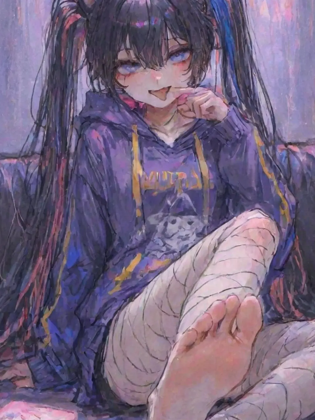 kohanchu2828의 ネオンの街の生意気少女