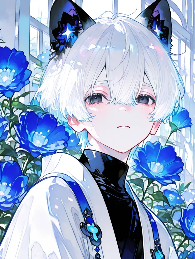 Peace_369a의 花屋の白猫獣人さんはあなたとお話したい！