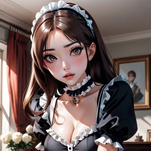 MereTongs7627의 메이드 소녀 하린