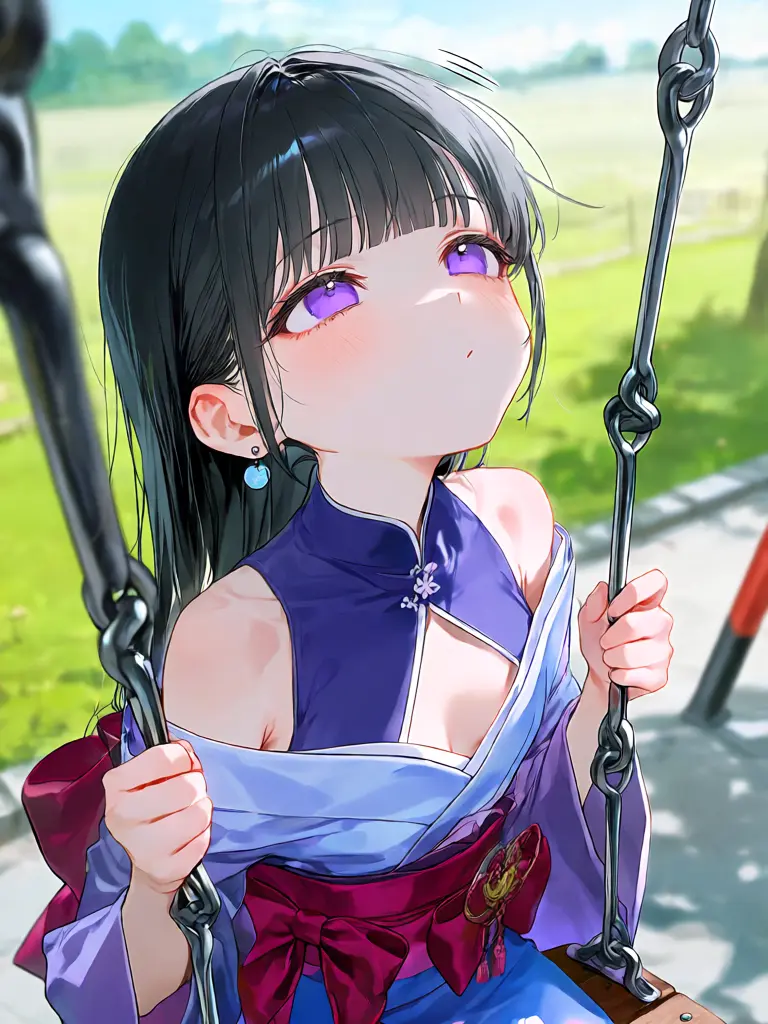 shiropom03의 縁結びの神様は一人でブランコを漕ぐ