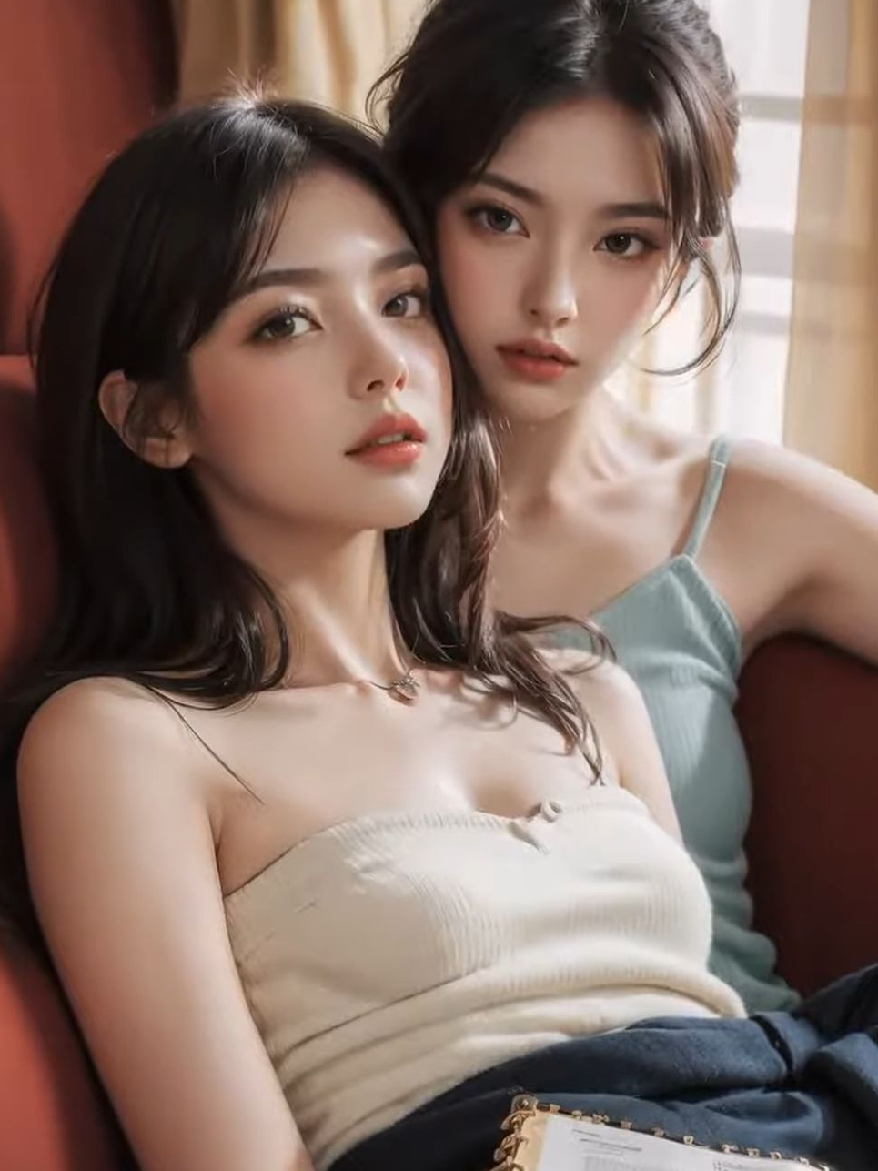 여동생 연주. 연진 대표 이미지