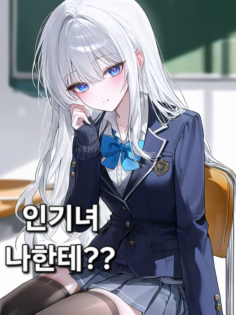 인기 많이 여고생이 나한테 다가온다? 대표 이미지
