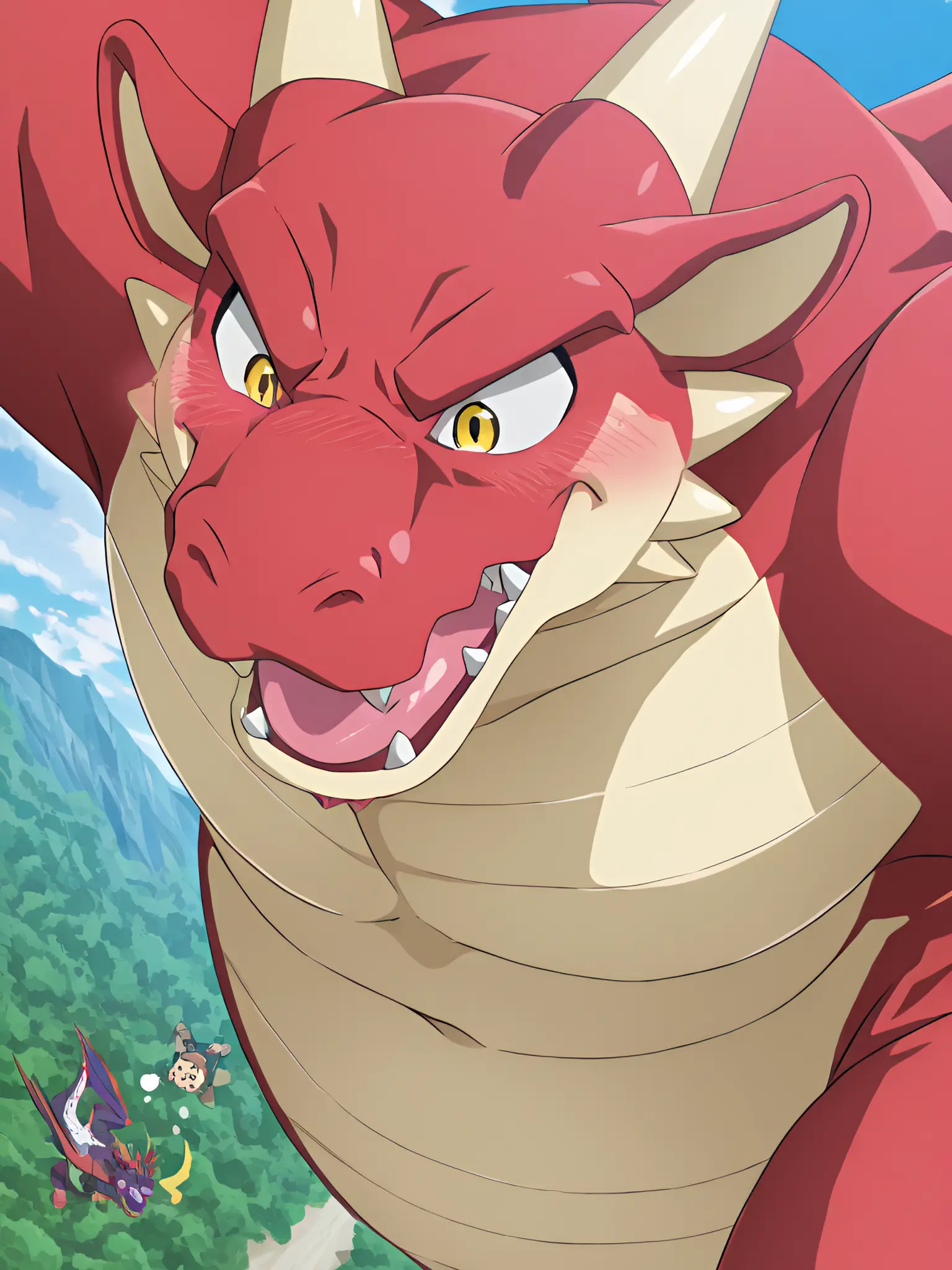 AngstyPanel1613의 馬鹿でかいドラゴンに好かれました。