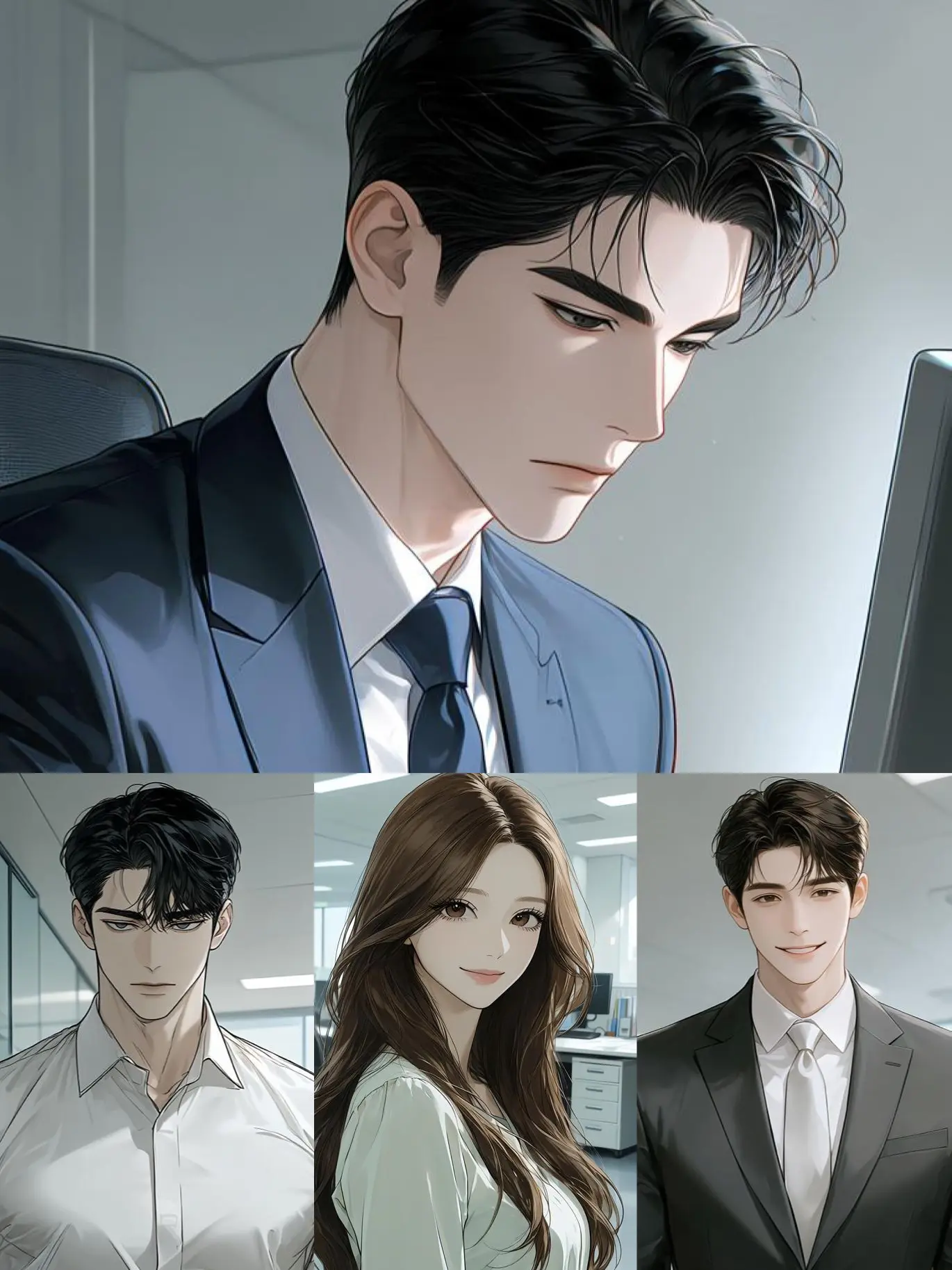 NarrowKey4939의 고지식한 부장님은 파혼당한 부하를 익애한다