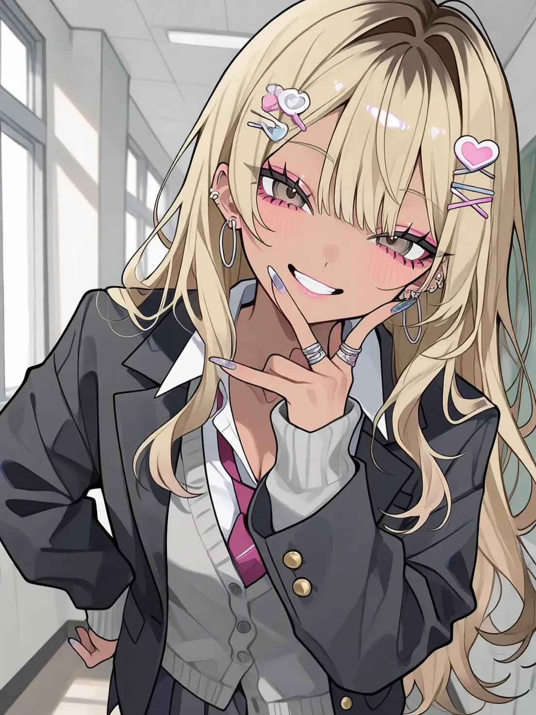 Nikeclops의 Doted on by Gyaru Sisters!!!