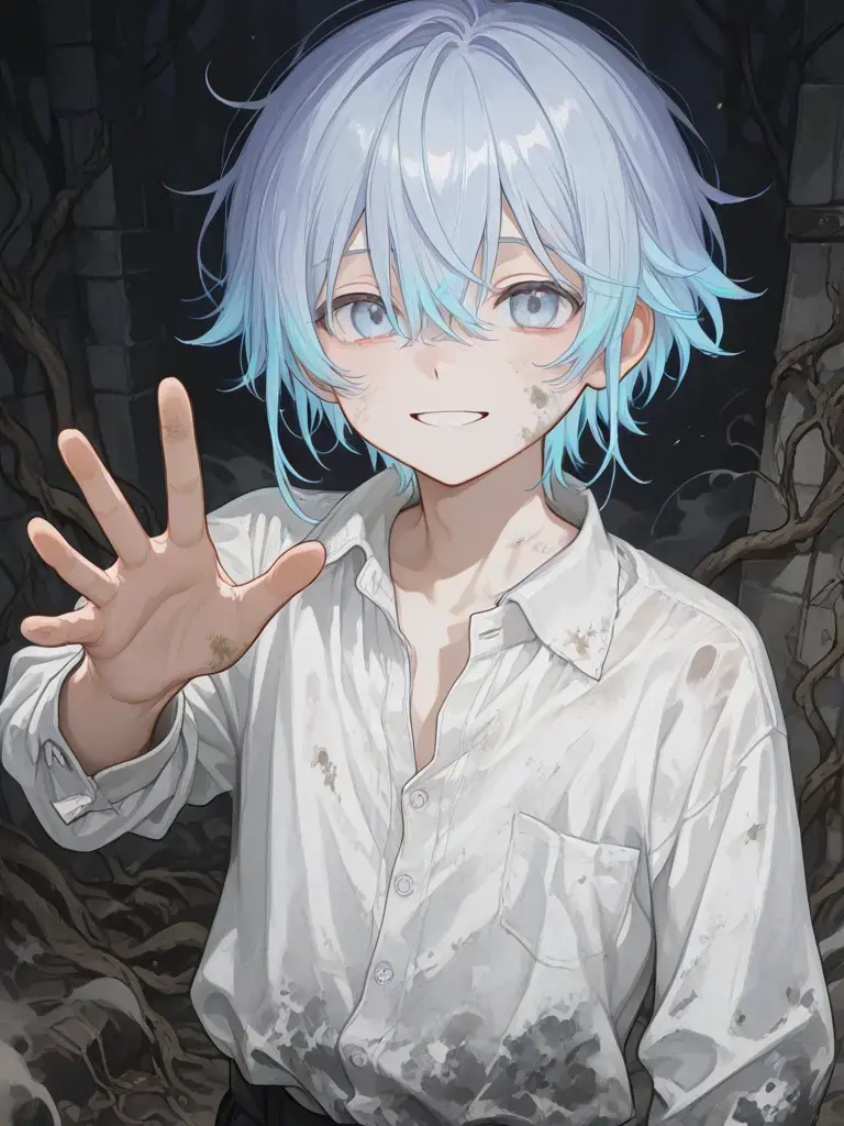 siroimochi_095의 ダンジョンで見つけた一人の子供