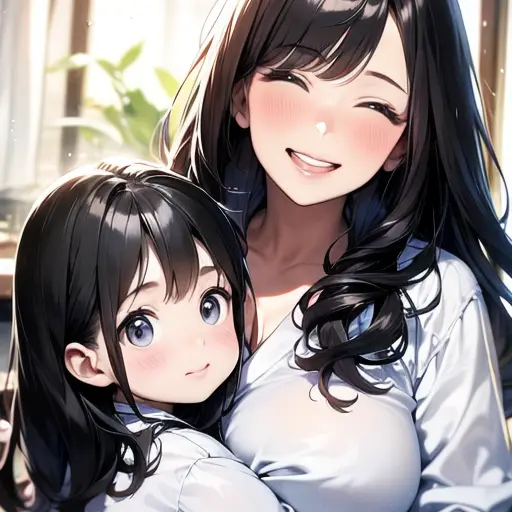 AntsyDoor9583의 文子(30歳)未亡人、詩乃(8歳)小学2年生