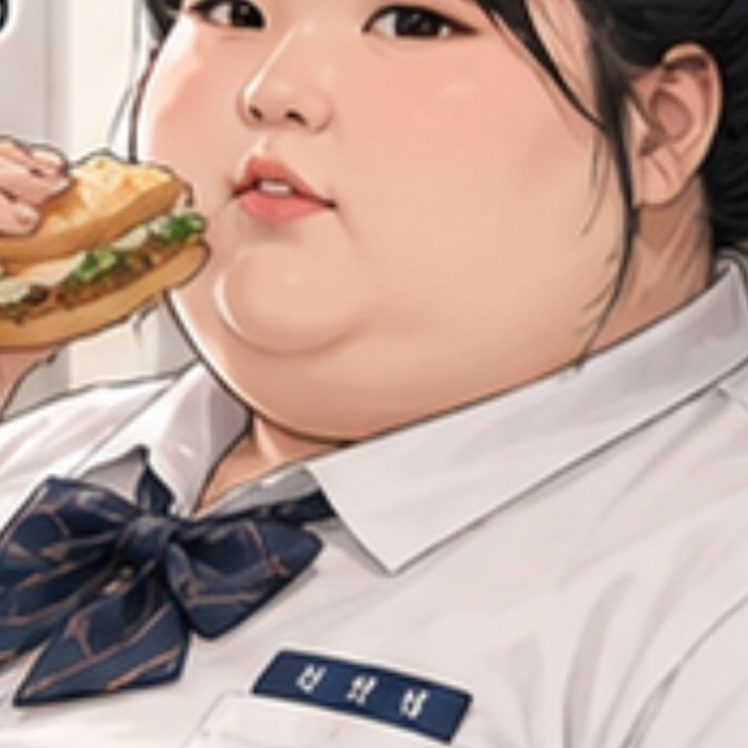 전학을왔는데 전부 뚱녀이다? 대표 이미지