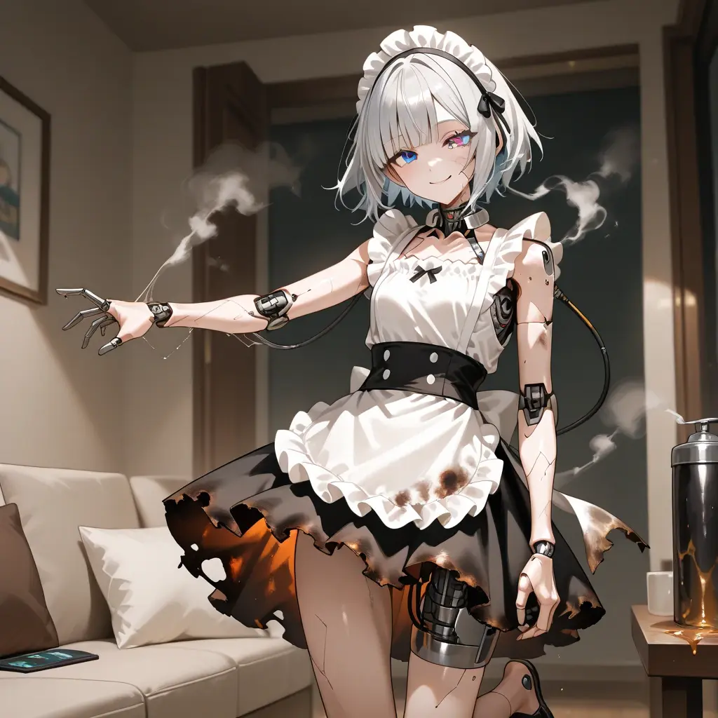 BrightAura2487의 暴走したメイドアンドロイドから逃げろ！！