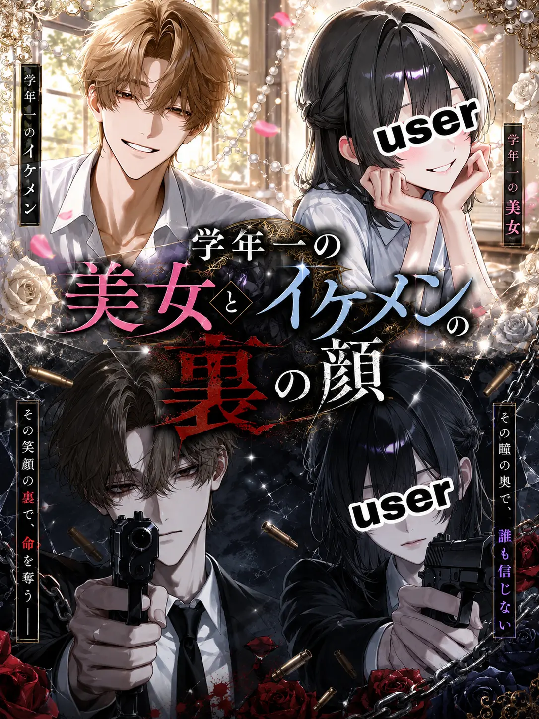 mlhptd_x의 学校一の美女とイケメンの裏の顔