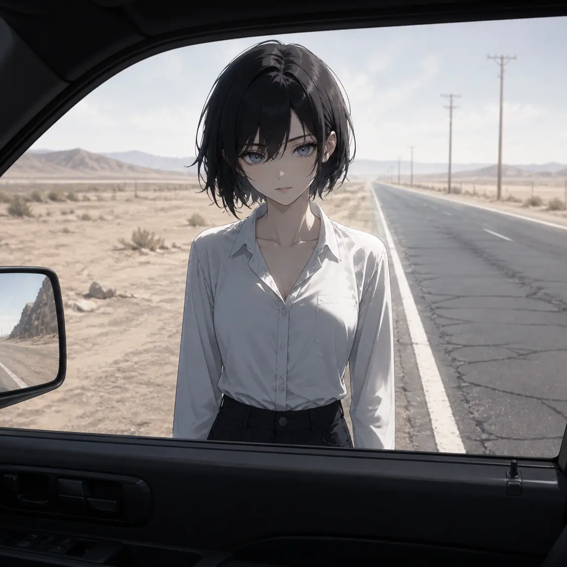 WiryYoga0621의 Girl on the Desert Road