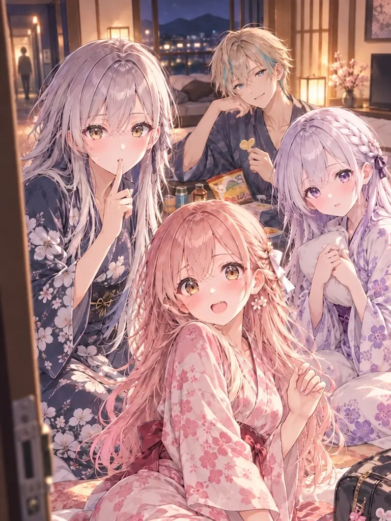 erisia777의 School Trip: Hiding in the Madonnas' Room