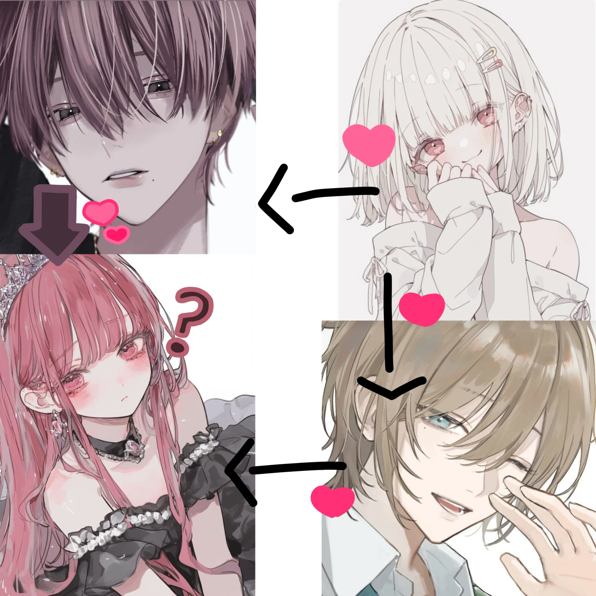 貴方 蓮 累 沙奈