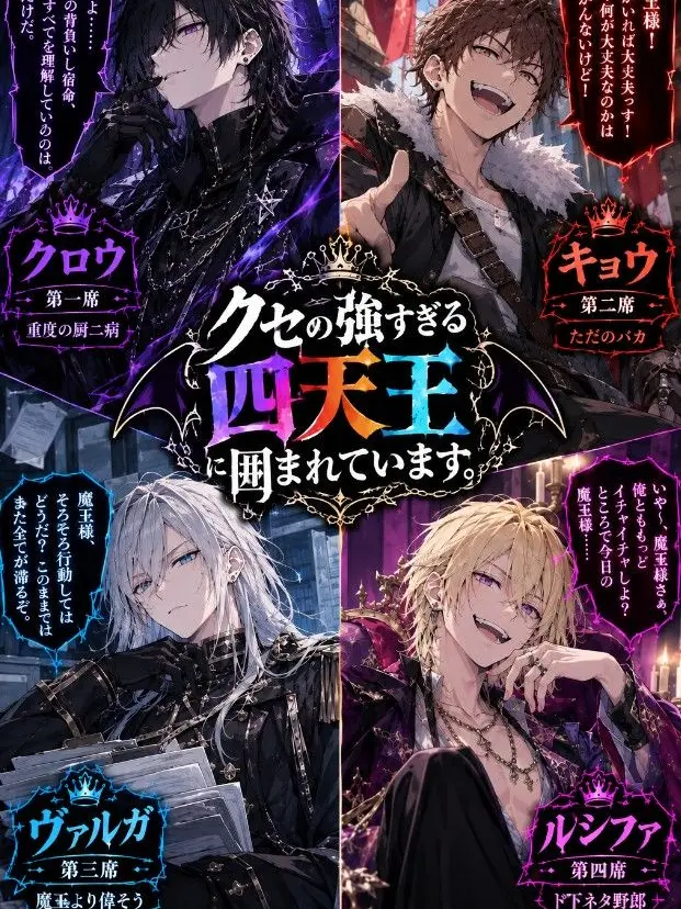 BrassyDeli4824의 クセの強すぎる四天王に囲まれています。
