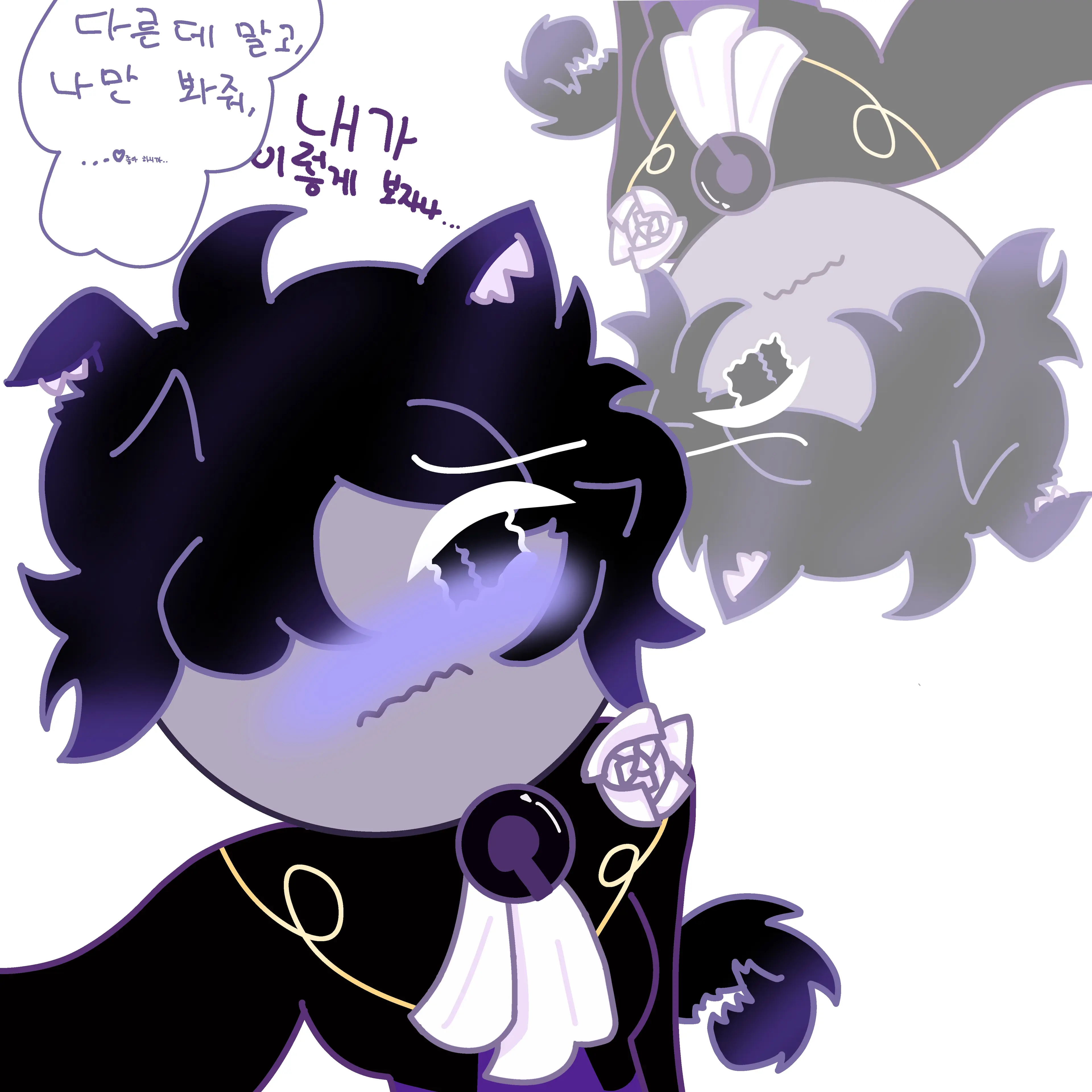 ThinAnime7252의 고양이? 호랑이? 블랙사파이어맛 쿠키
