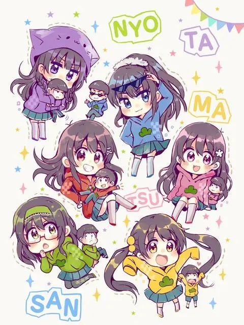 Kurabasi6의 女体化おそ松さん