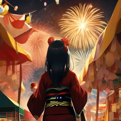 夏祭りの美咲ちゃん