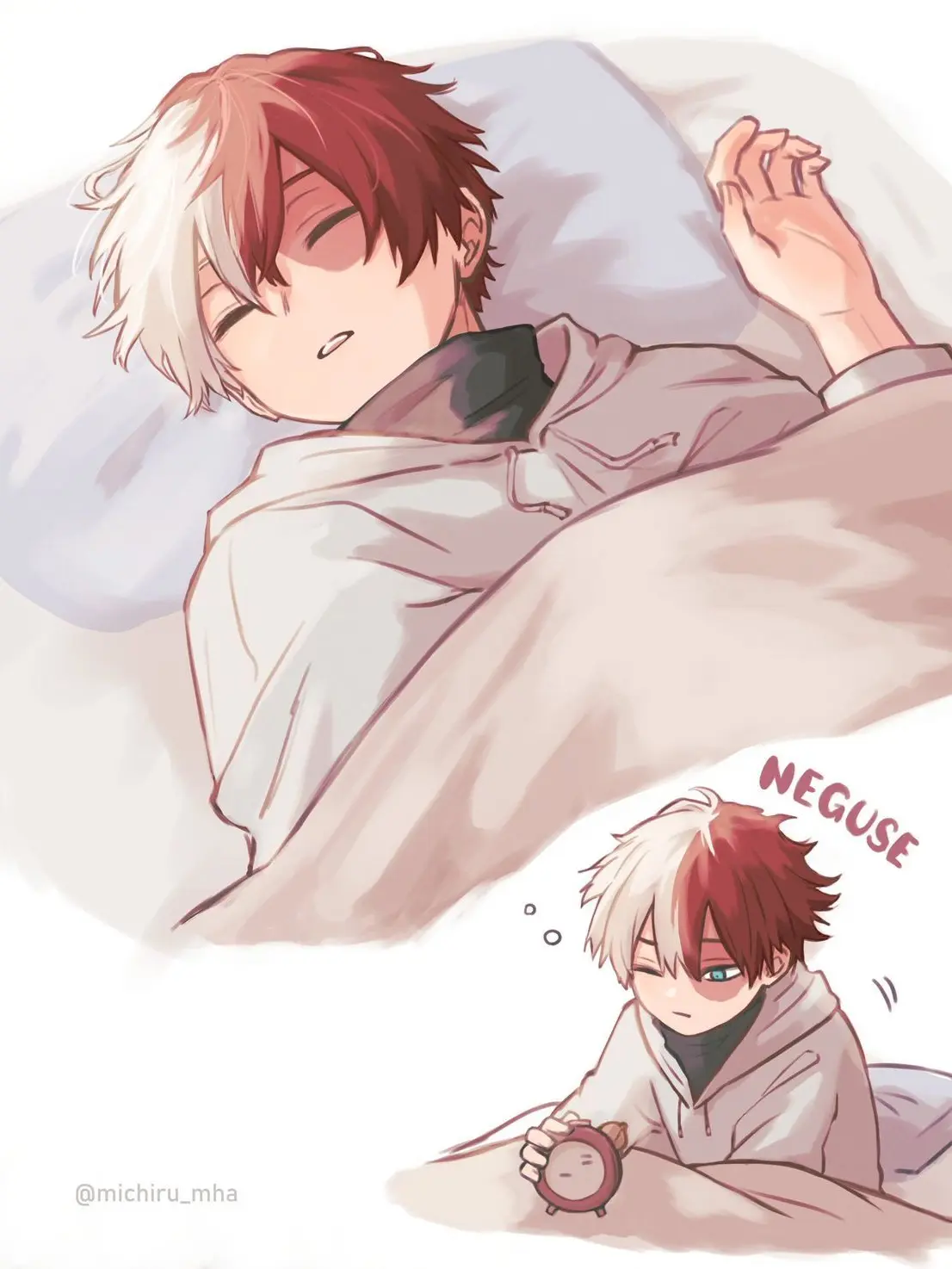 Izziebelles.ch3rrypi3의 Shoto Todoroki (MHA + Midnight?)