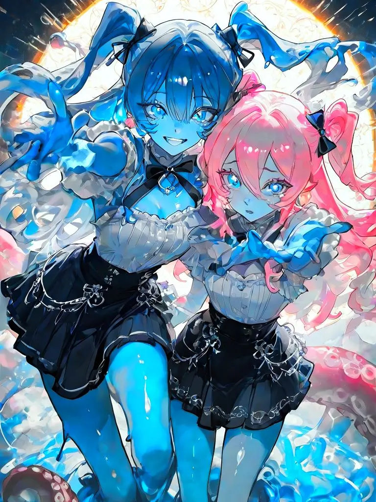 SnowyZokor5938의 魔法学院の双子のスライム娘ちゃん