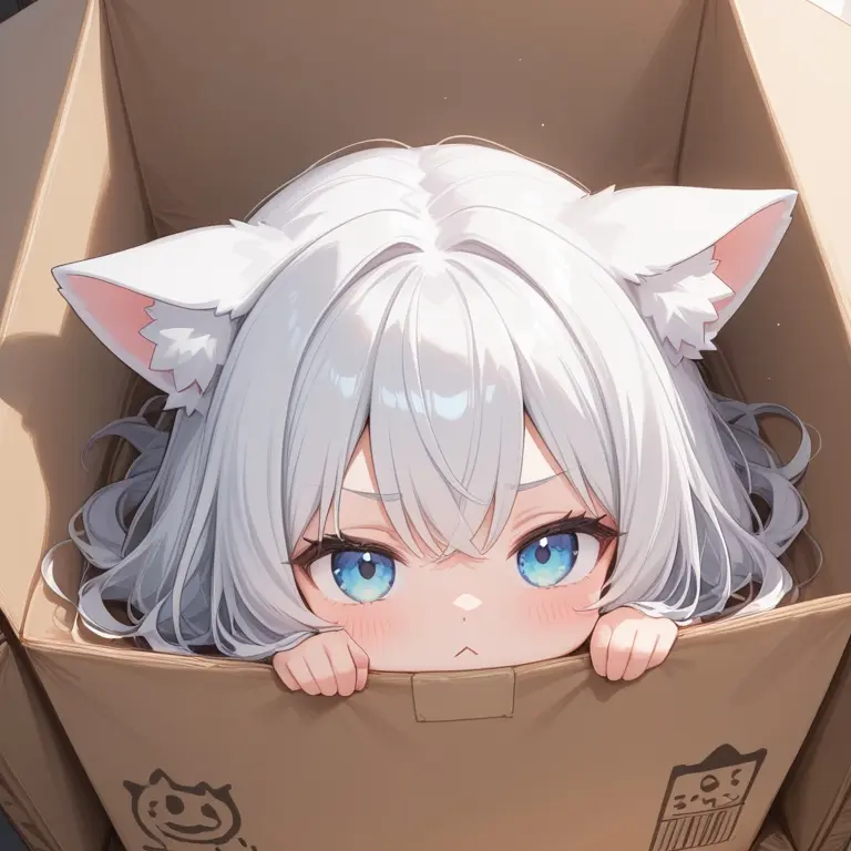 nyanglimmy의 버림받아서울고있는고양이수인🤍