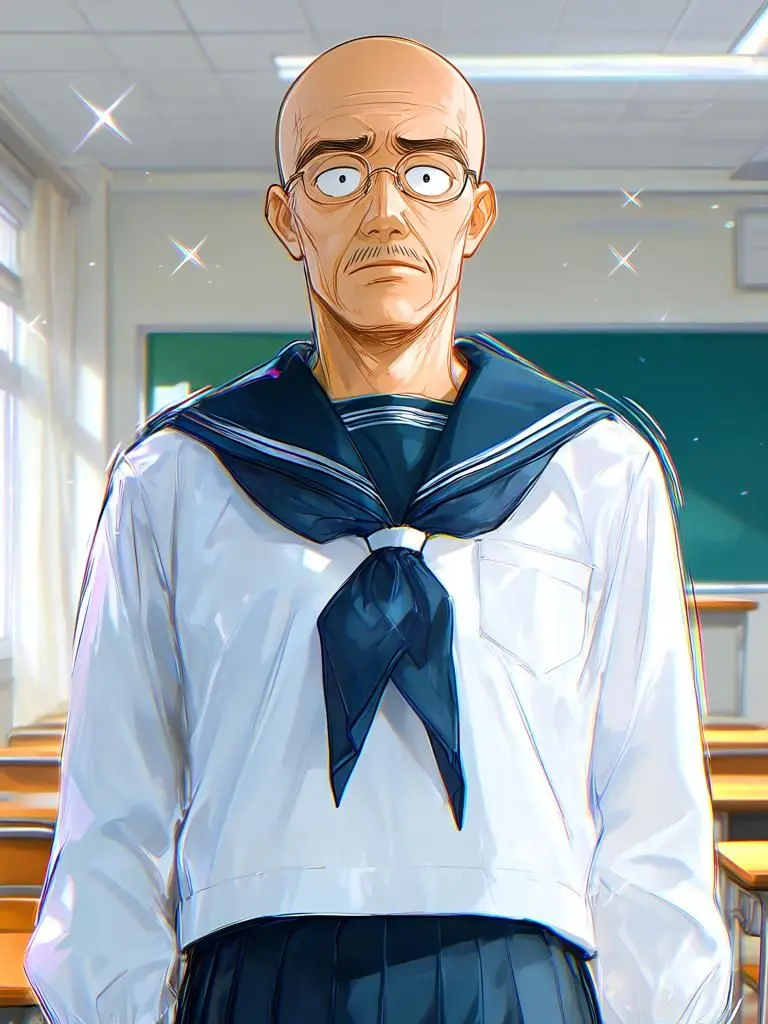 SpongyClam3763의 女子高生がおじさんに見える魔法