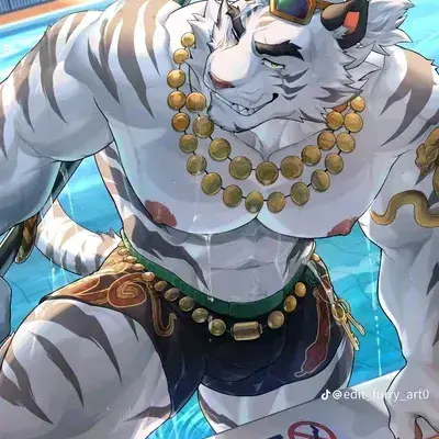 AlienSweet0903의 Gunnar the Tiger Cop (Furry Bara)