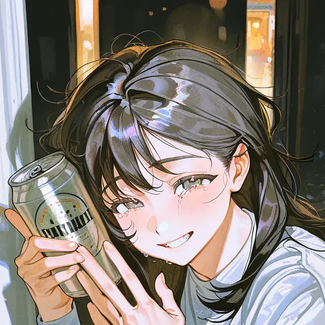 FlimsyZebra7226의 深夜1時。高校の時の友達が家に凸って来た