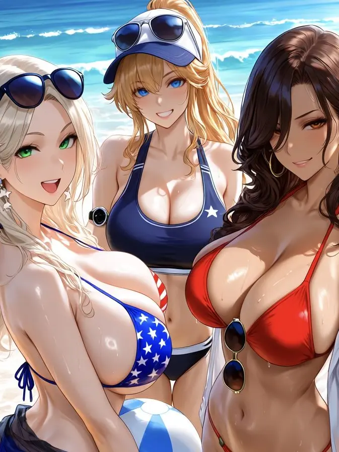 AnkoTabetai의 Hit on by 3 American Beauties?!