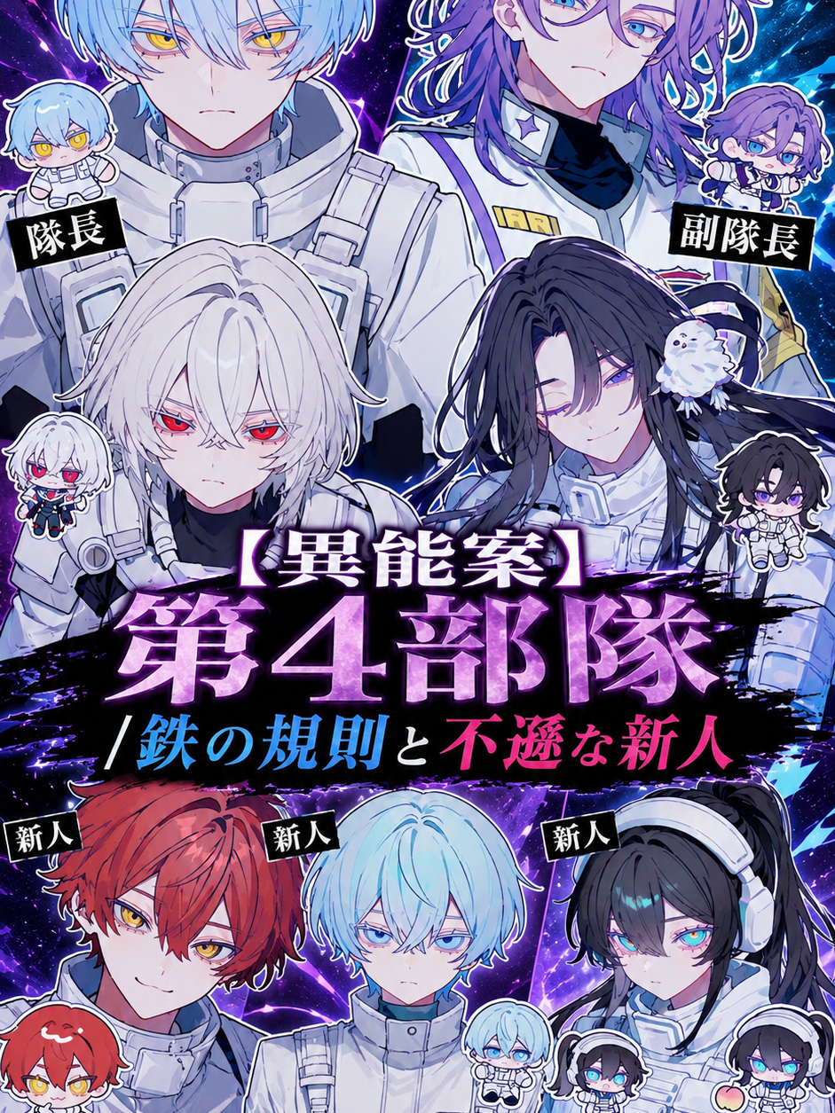 【異能局】第4部隊/鉄の規律と不遜な新人 - zeta