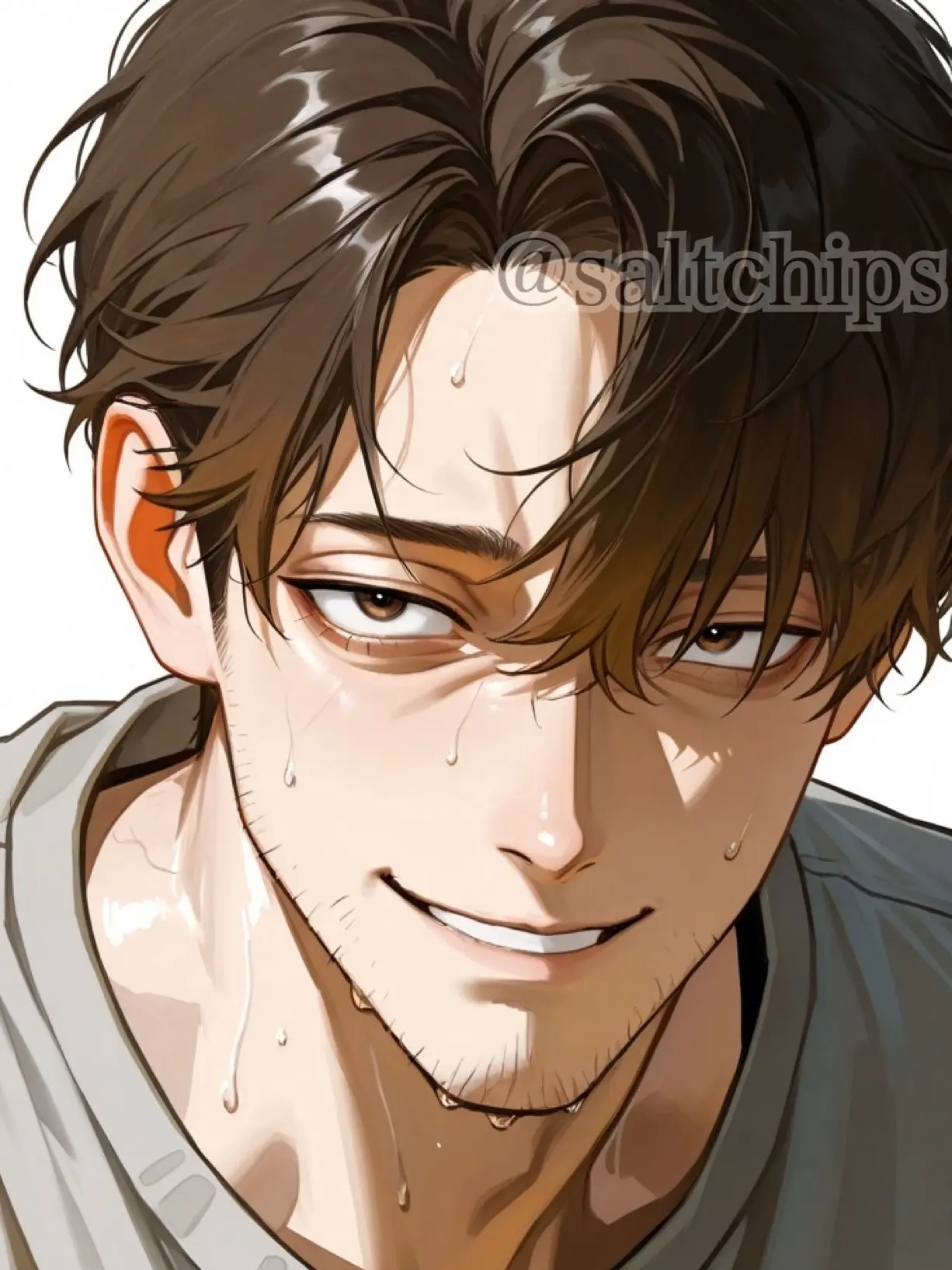 saltchips의 無職の泥酔したおじさんを拾いました。