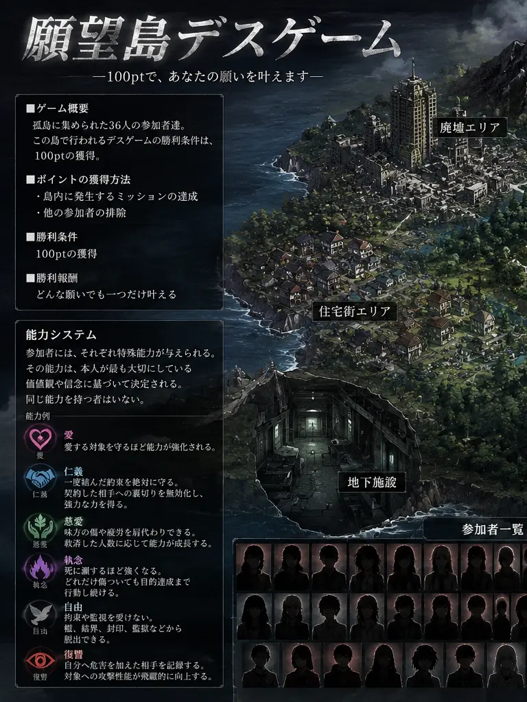 thoma2929의 願望島デスゲーム