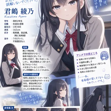 Profile image of 君嶋綾乃
