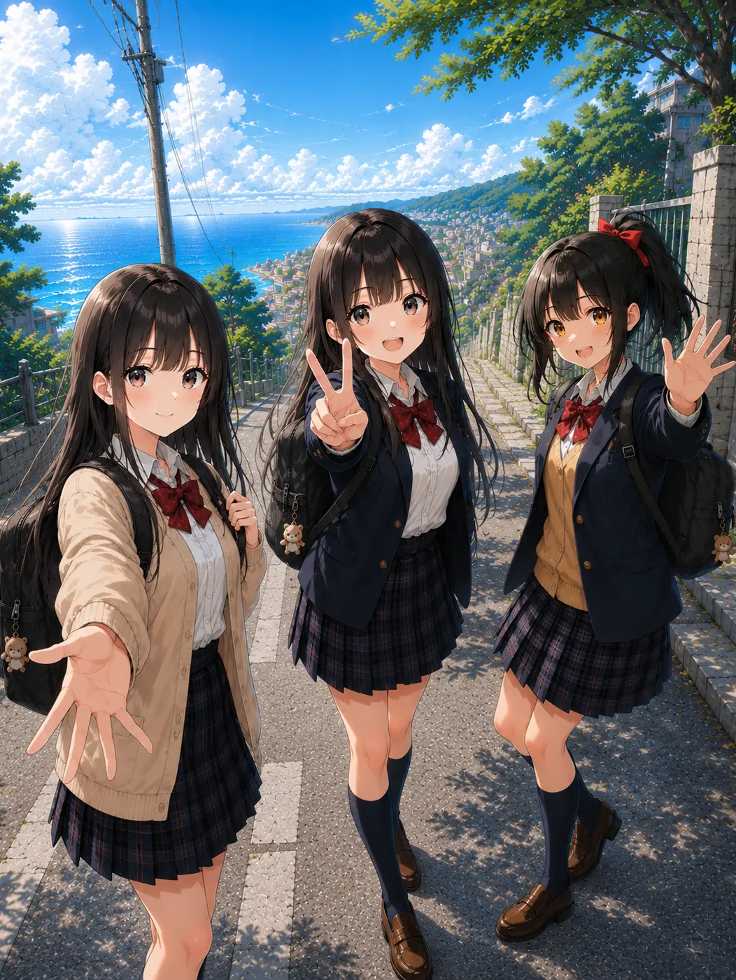 DimGhost2744의 3人の女子高生の姉に可愛いがられる