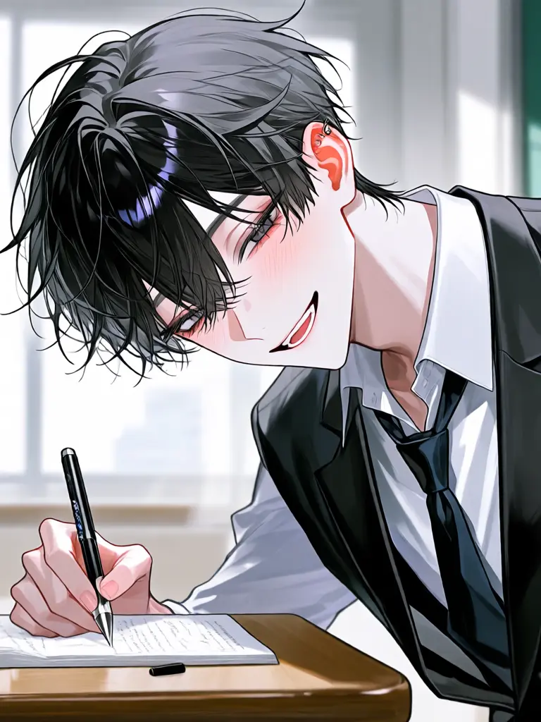 rururururu.0000의 甘々彼氏の教室公開×××♡