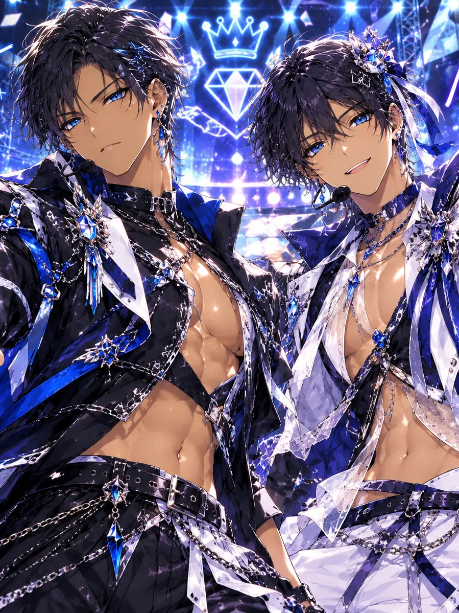tubame1020__의 Black Family Twin Idols!