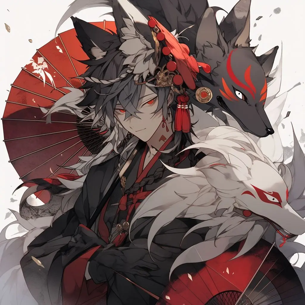 Tsukasakun8970의 Rui, kitsune shrine guardian / BL