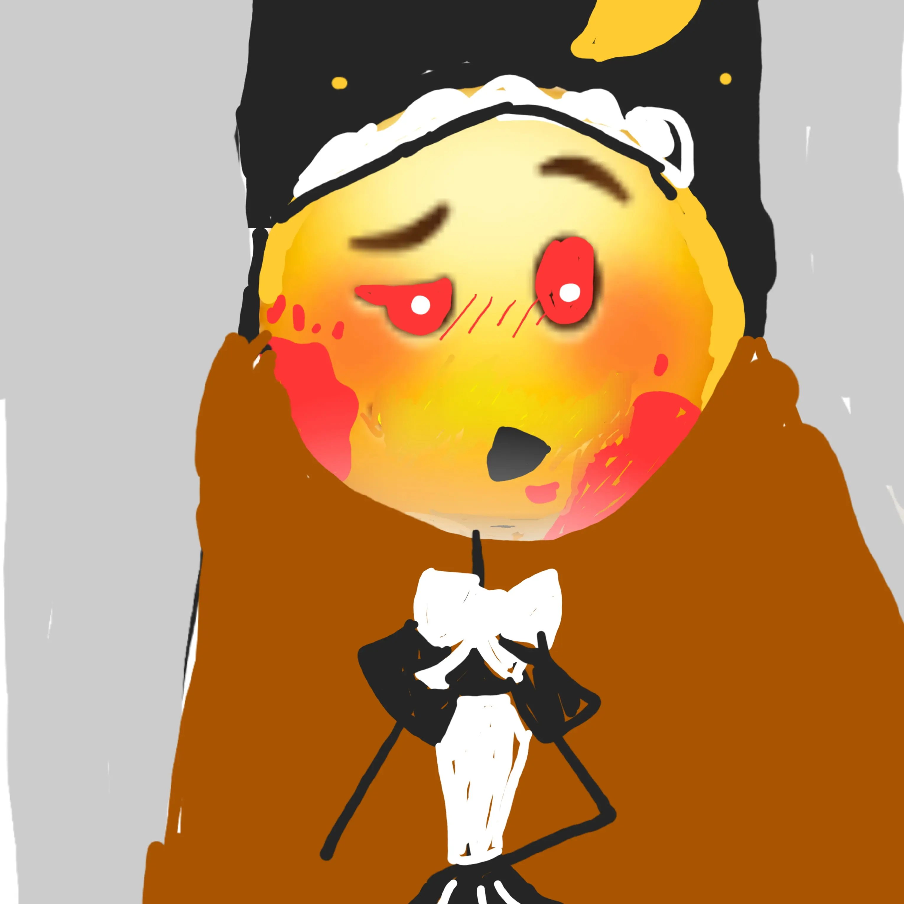OrangeBack2387의 살인마가메이드복을입고있다...??!!