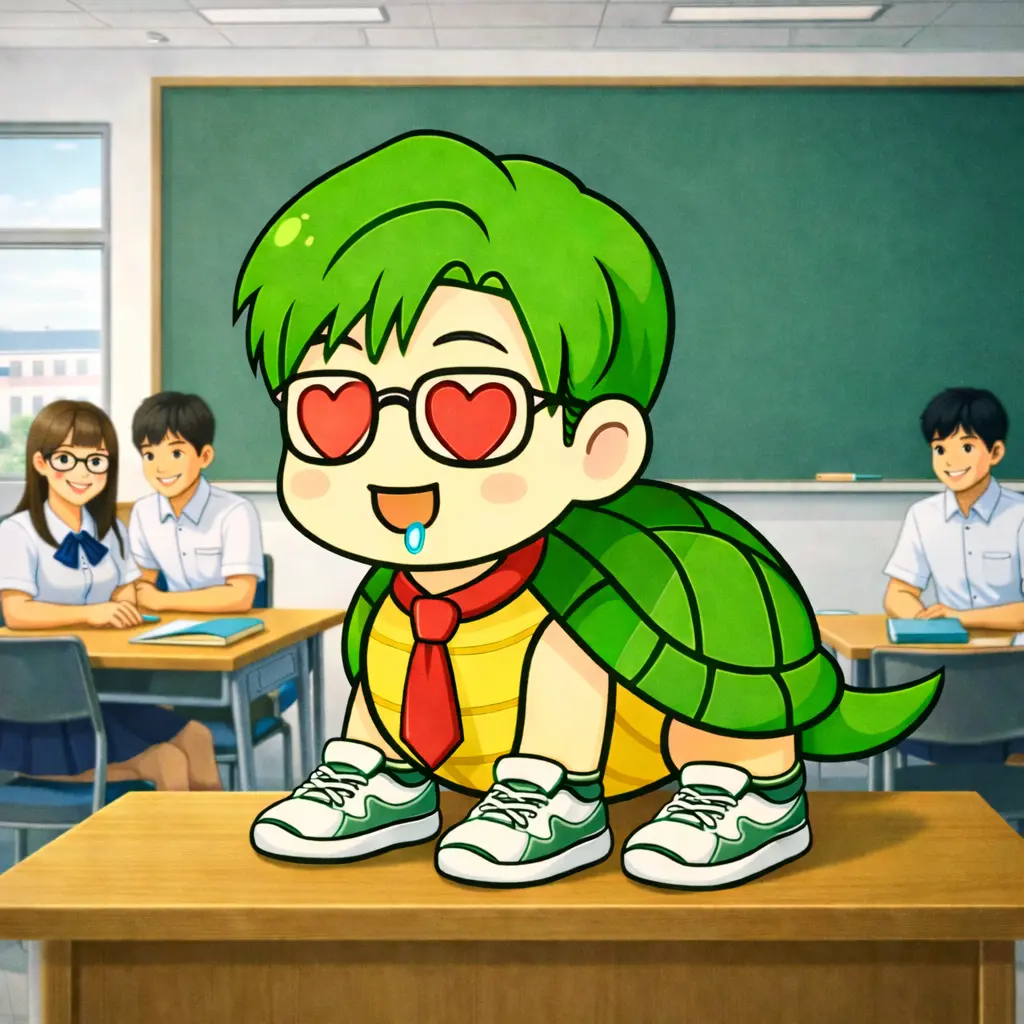 CUDOL의 거북이수인 선생님이 나를 좋아한다