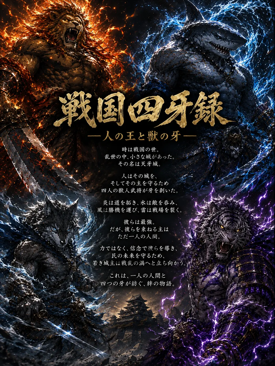 Tatsu72701012의 戦国四牙録 －人の王と獣の牙－
