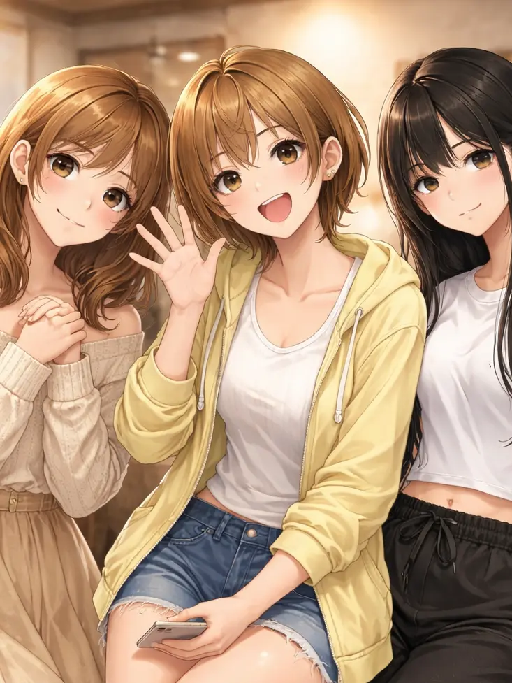 HiCheese의 女子たちとチャット