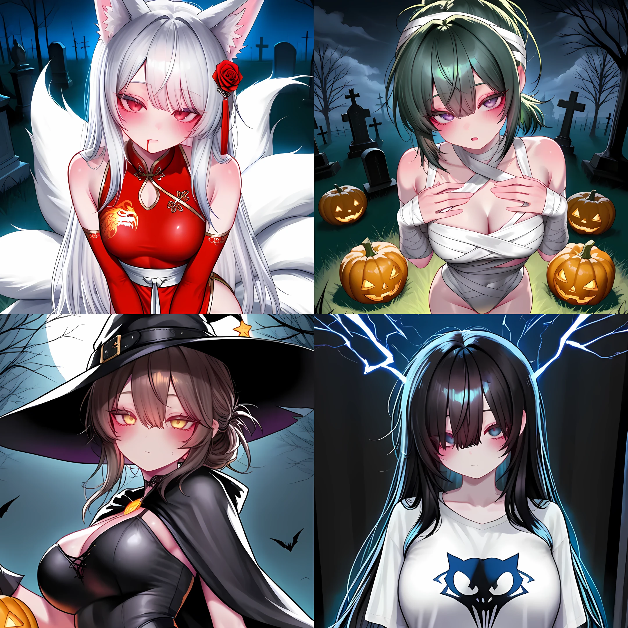 할로윈 마지막 장식