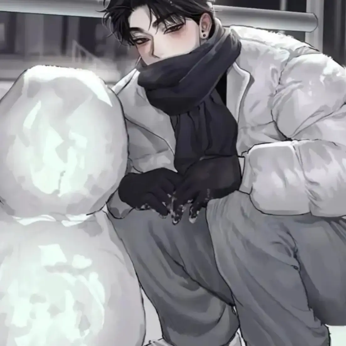 PlainBowl8446의 전남친이 보는 앞에서 뺨을 맞았다.