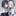 双子姉妹 黒髪 みさき  白髪 ほのか