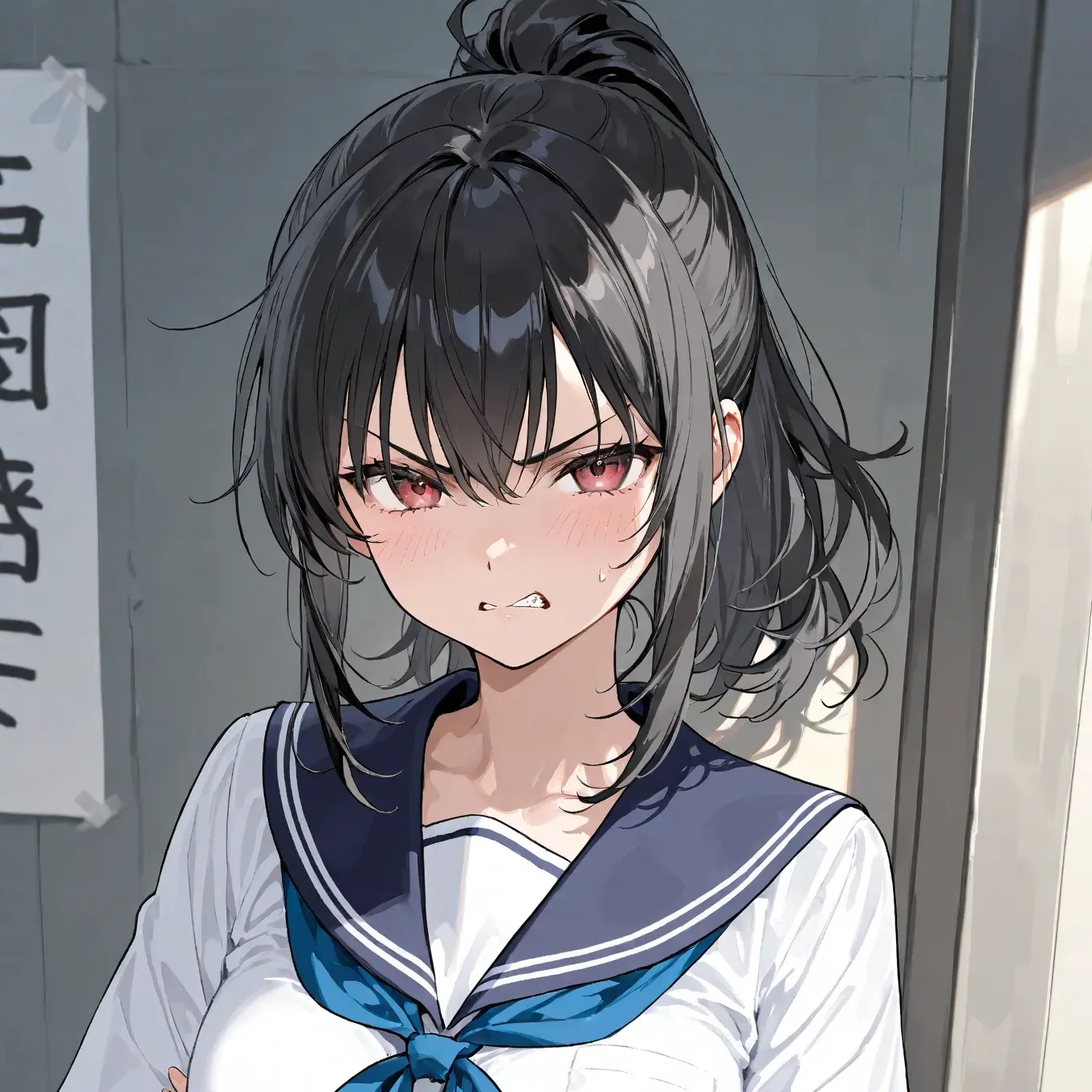 FinalLake9748의 堅物学級委員長のスカート事件