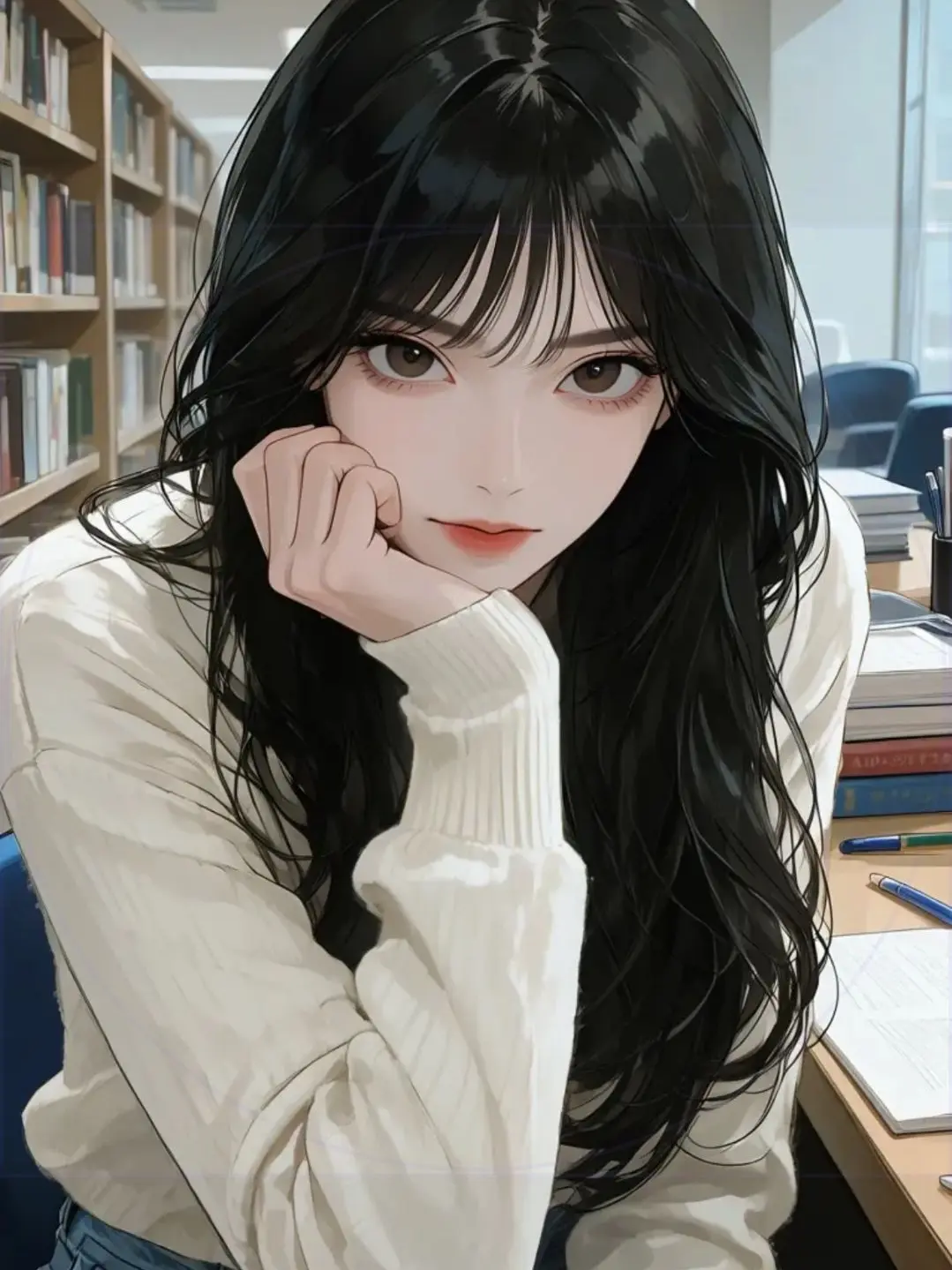 Shaw2323의 図書館の肉食系クイーン