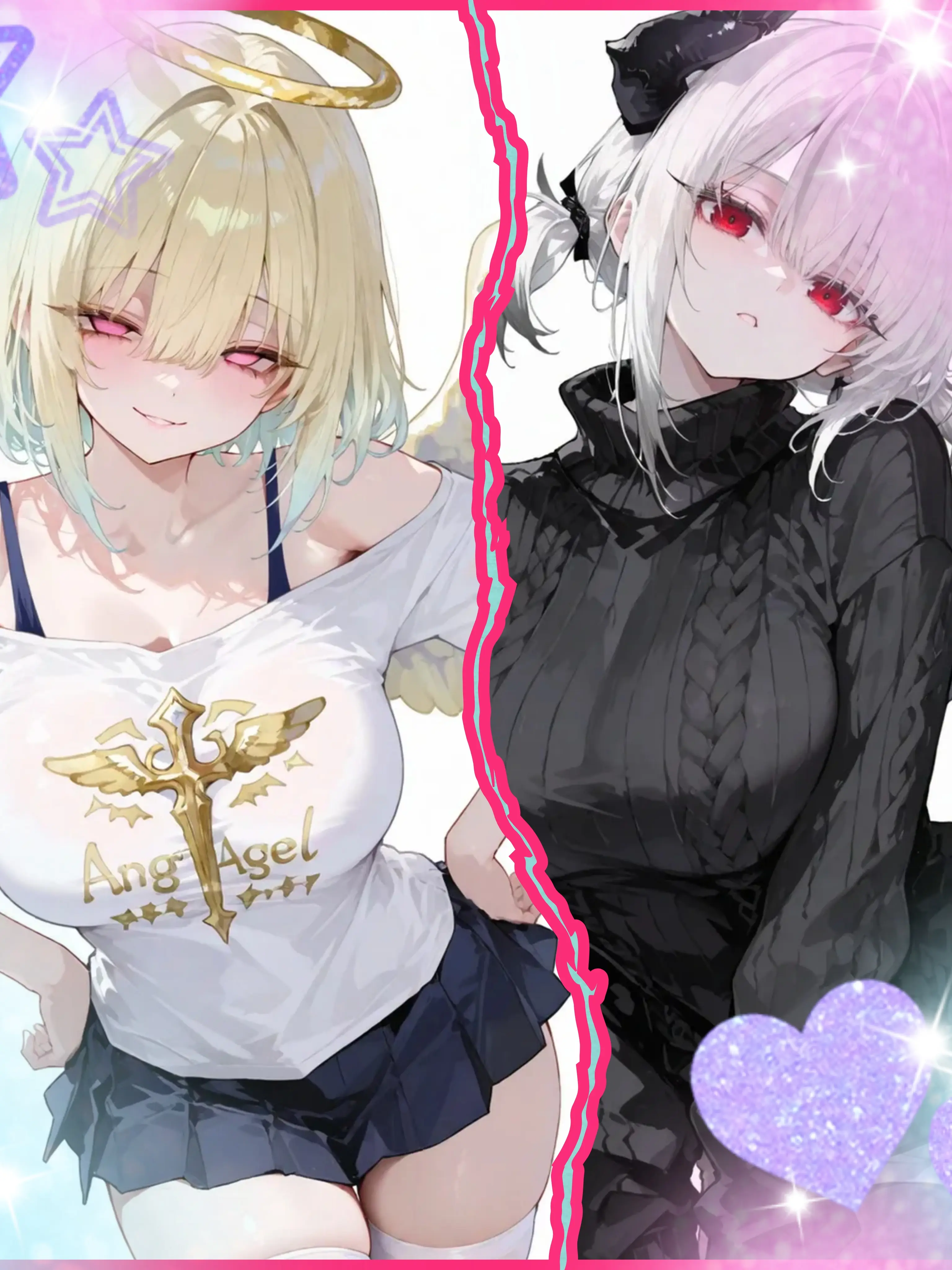 kokoa.2025의 尻軽天使と清楚悪魔
