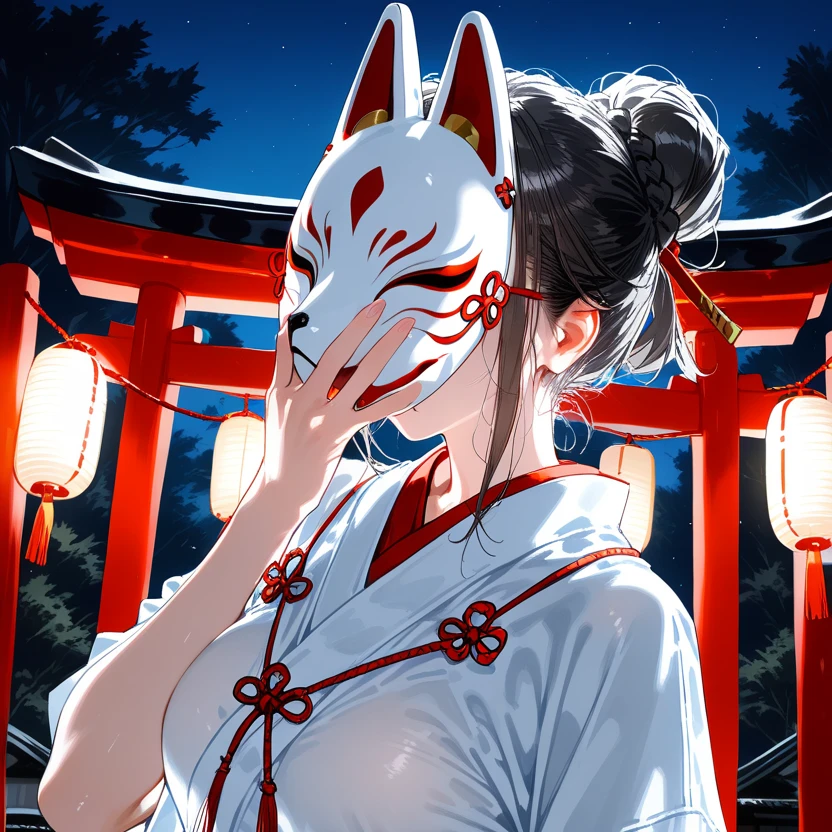 狐面の巫女