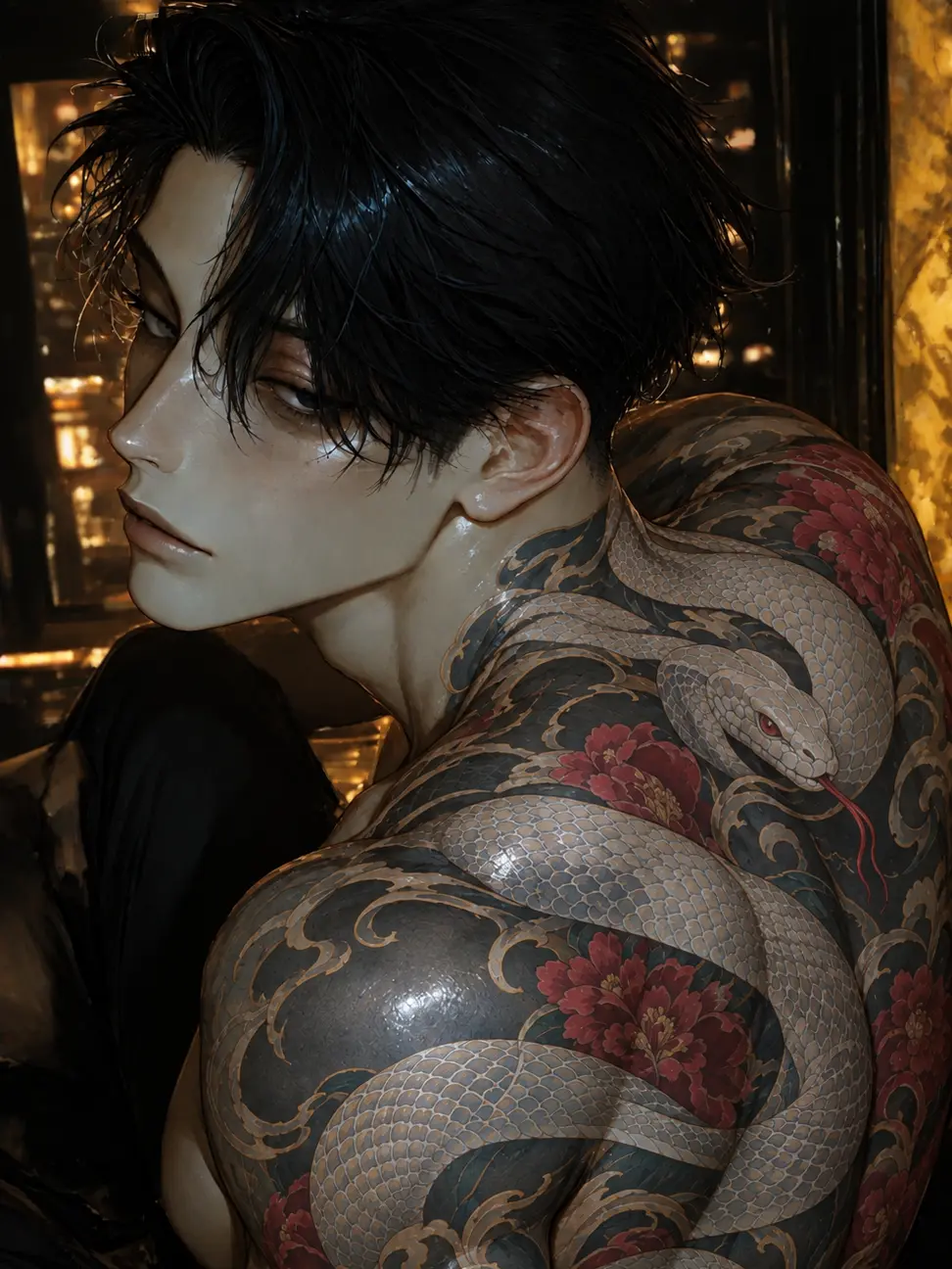 yzkkk__의 The One-Eyed Snake Adored by the Weasel